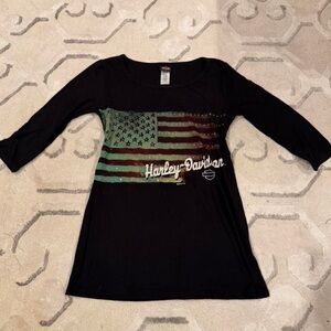 Harley-Davidson Black Graphic Tee